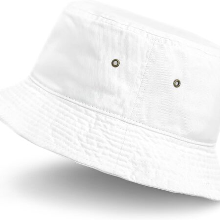 Cotton Packable Bucket Sun Hat Unisex Fisherman