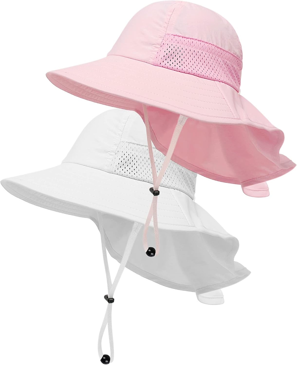 Toddler Kids Adjustable Wide Brim Bucket Sun Hat