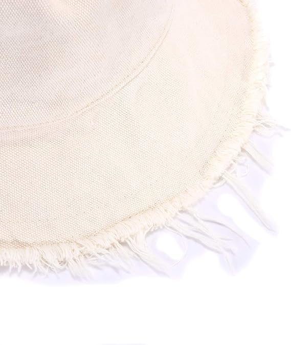 Casual summer wide-brim cotton bucket hat - Image 2