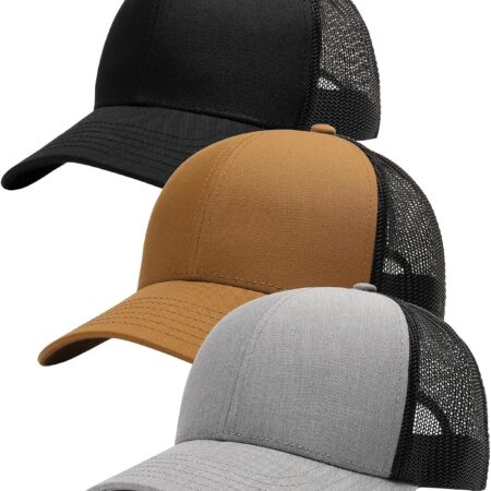 Structured mesh baseball cap